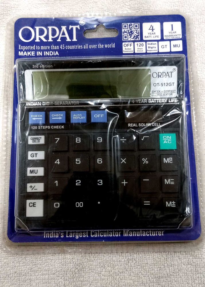 ORPAT OT-512GT Calculator sealed