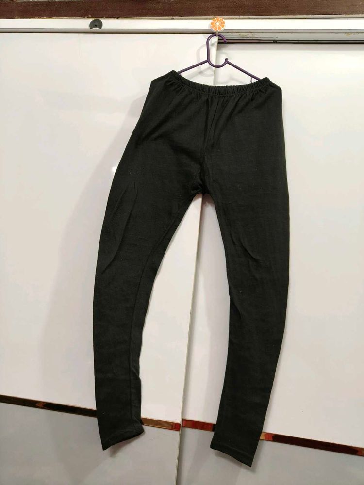 Woolen Black Legging