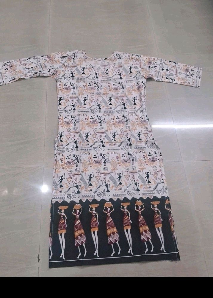 White Kurti