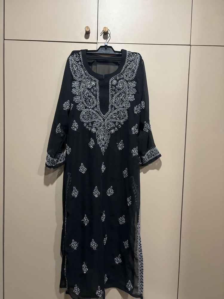 Elegant Black Kurta