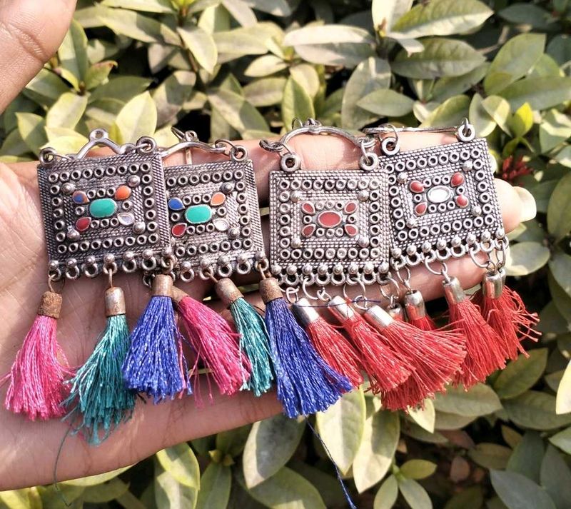 Tassel Statement Earrings