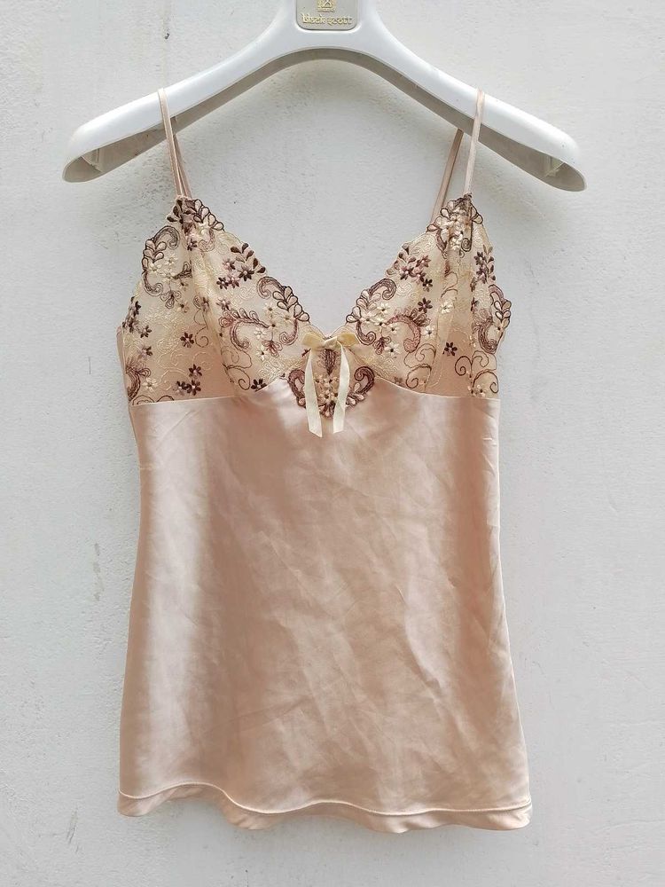 Satin Maxi Top.