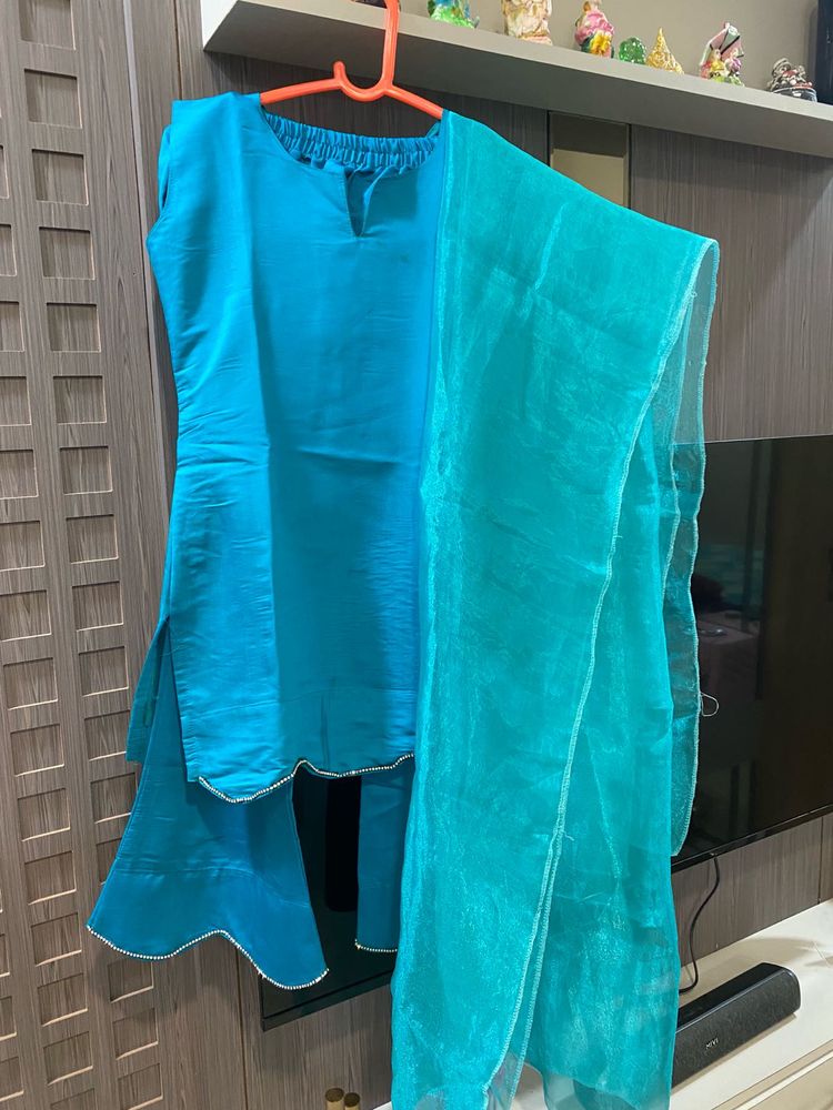 Teal Salwar Suit