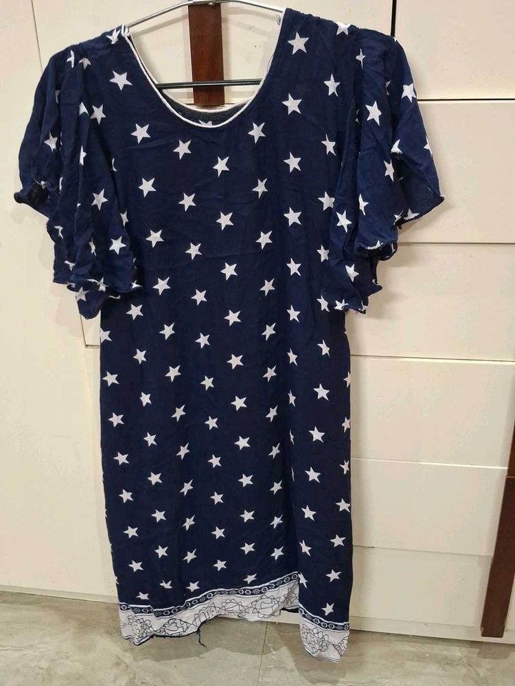 Star Print Dress