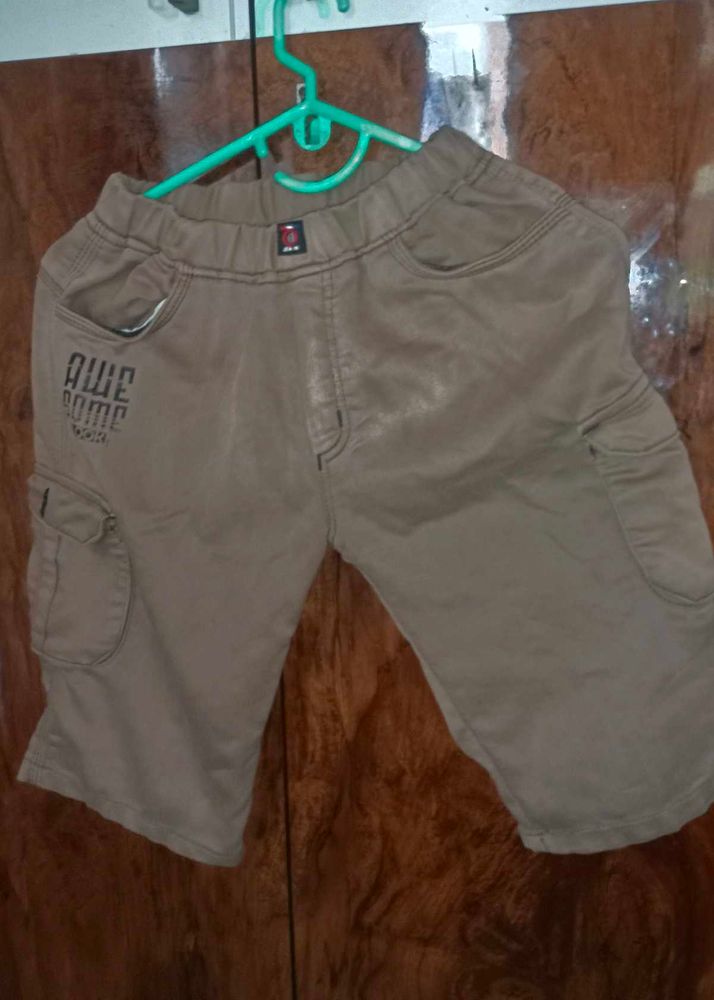 Boy's Casual Khaki Shorts