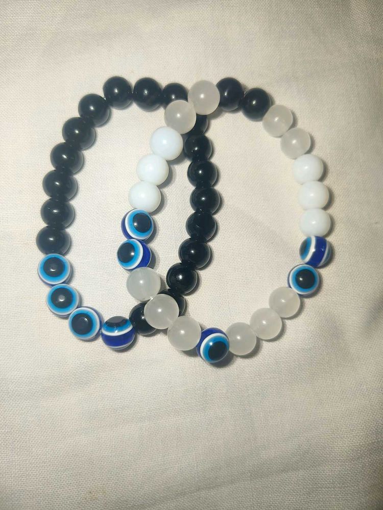Attractive Evil Eye Beaded Bracelets (Pack of 2)🖤