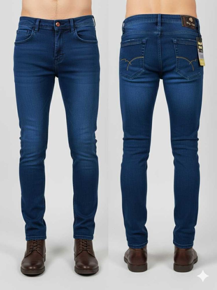 Blue Jeans Slim Fit Denim Pants
