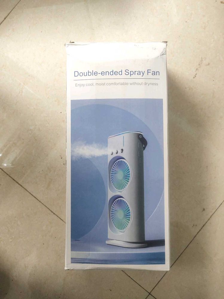 Double Ended Mist Air Cooler Fan