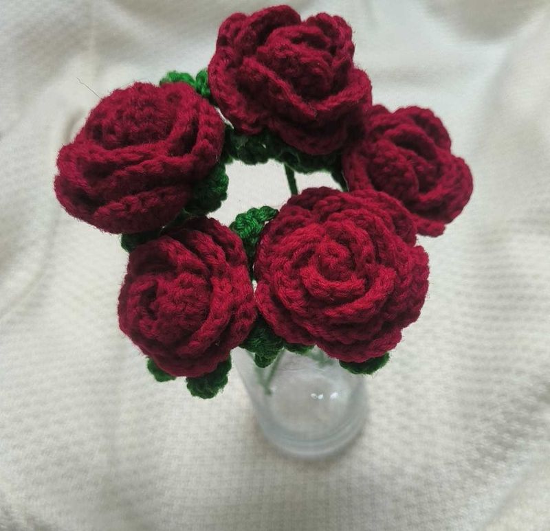crochet roses for ur loveone
