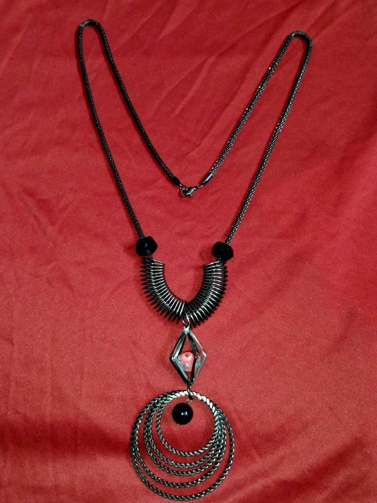 Black Metal Necklace