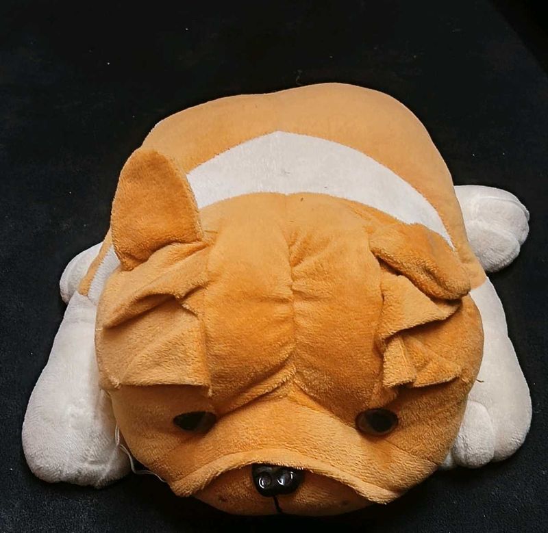 Adorable Plush Dog Pillow