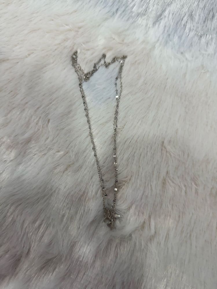 🦋 Silver Flutter Charm Necklace