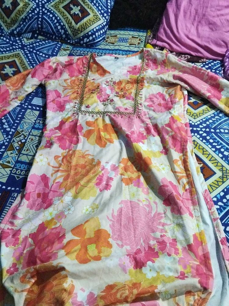 Floral Print Kurti
