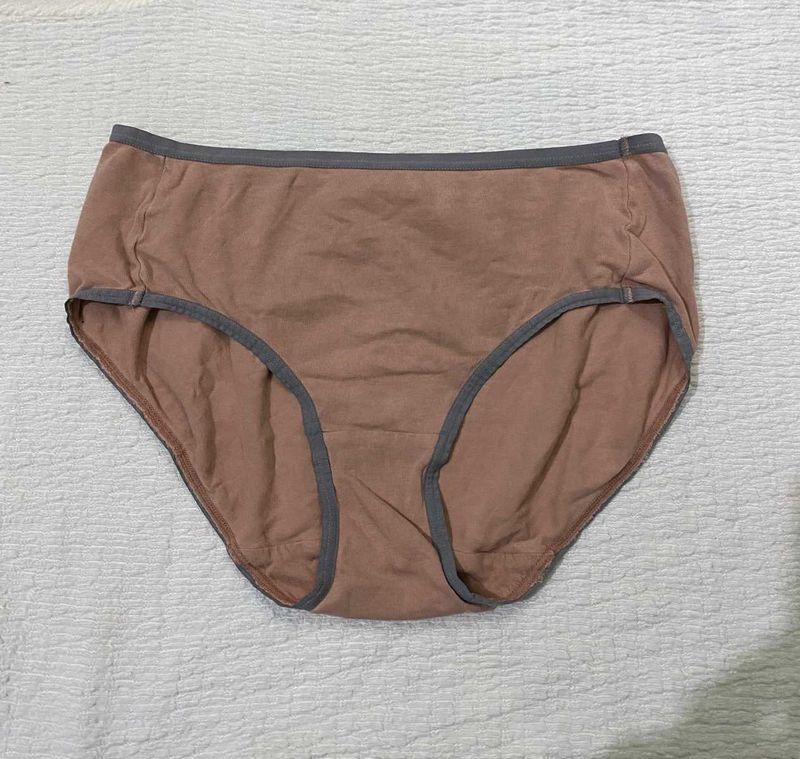 Brown Cotton Brief