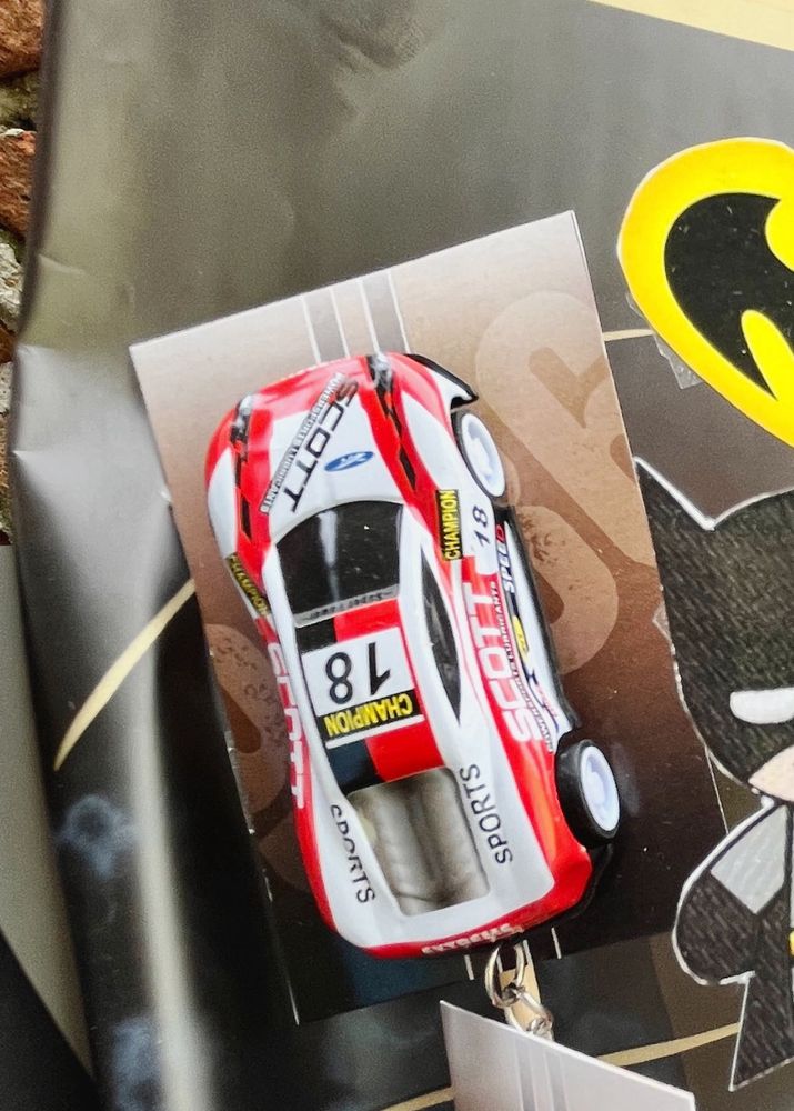 Pull Back Car Keychain