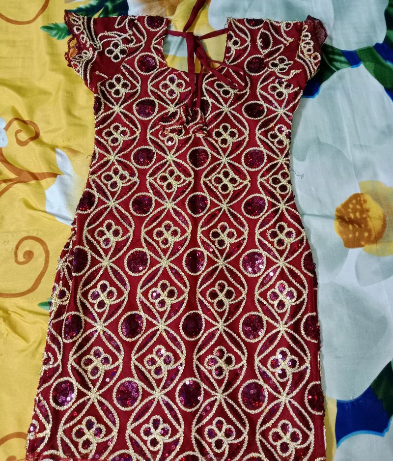 Beautiful Mehroon Kurti 🥰🥰🥰