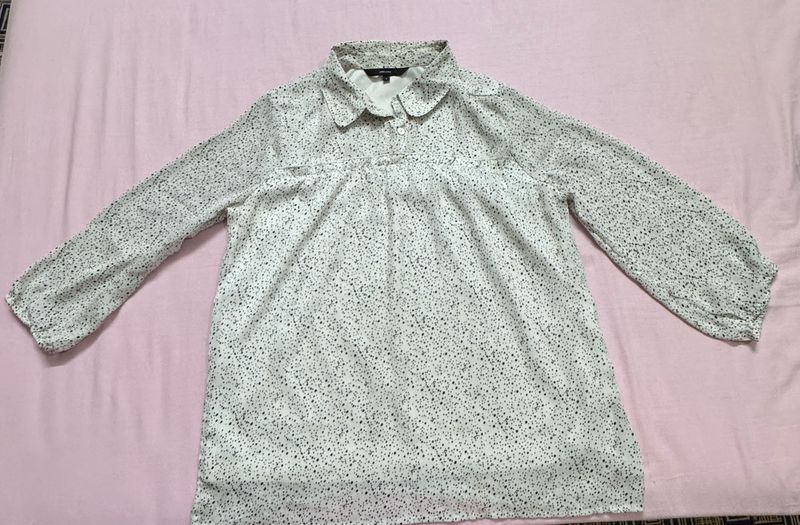 Vera Moda Dotted Collar Tunic