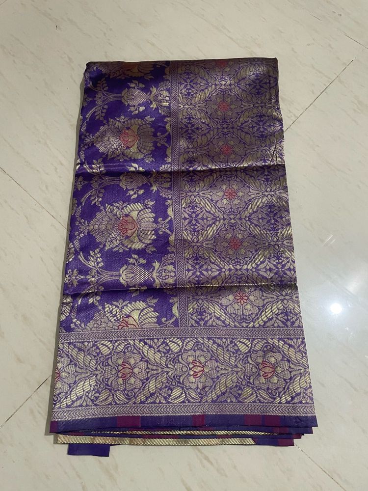 New Saree With Blouse Piece