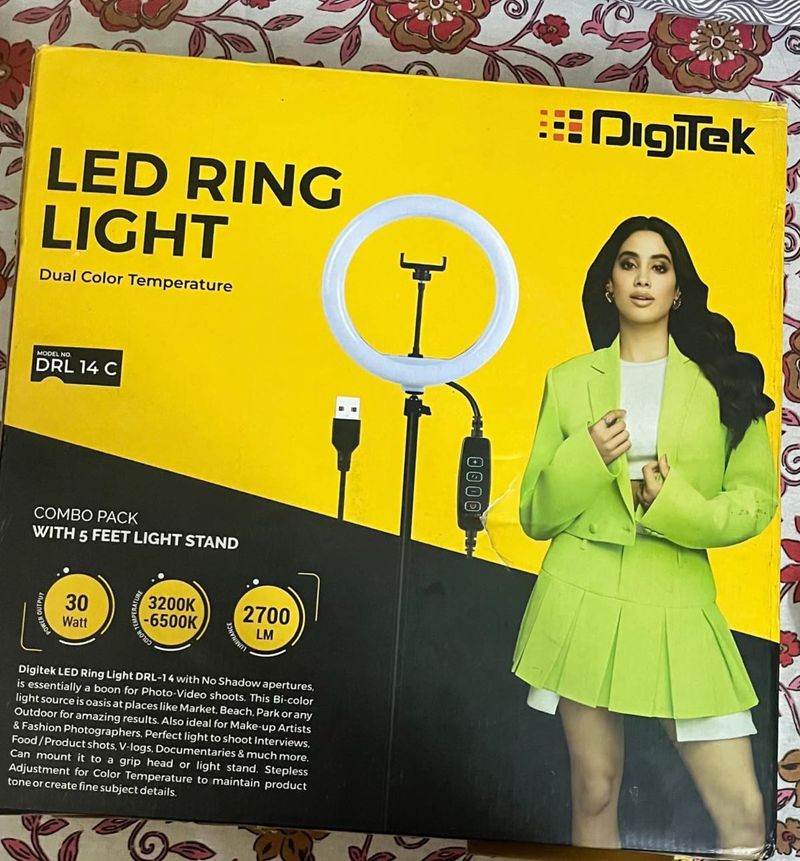 Digi Tech Ring Light 14inch With Stand