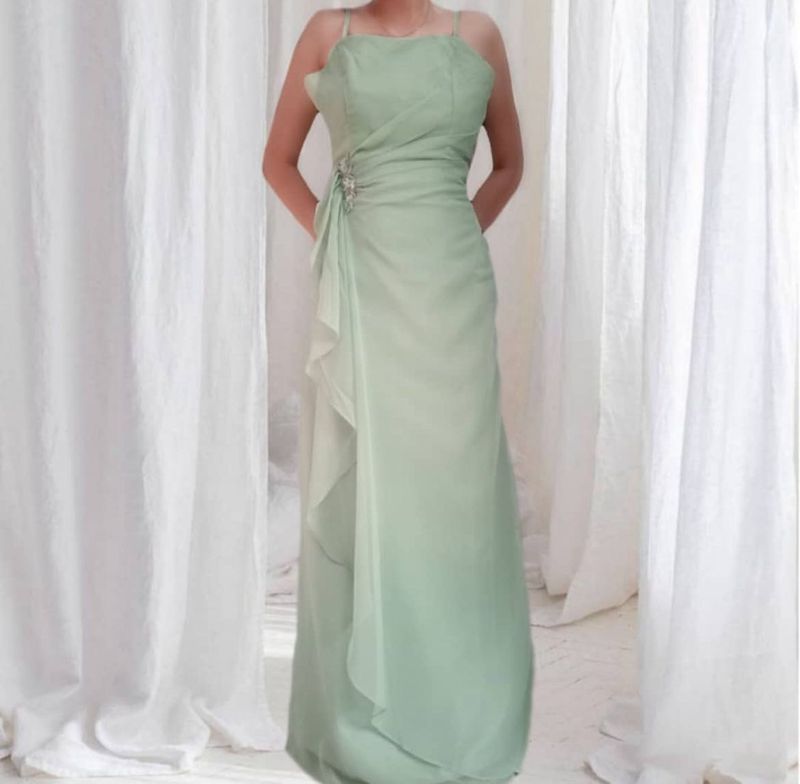Mint Green Prom Gown