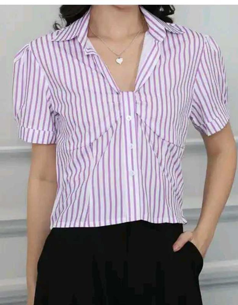 Striped Button-Up Shirt (new with tag)