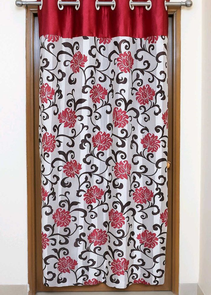 Floral Print Curtain (new)