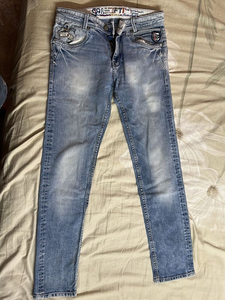 Light Wash Denim Jeans
