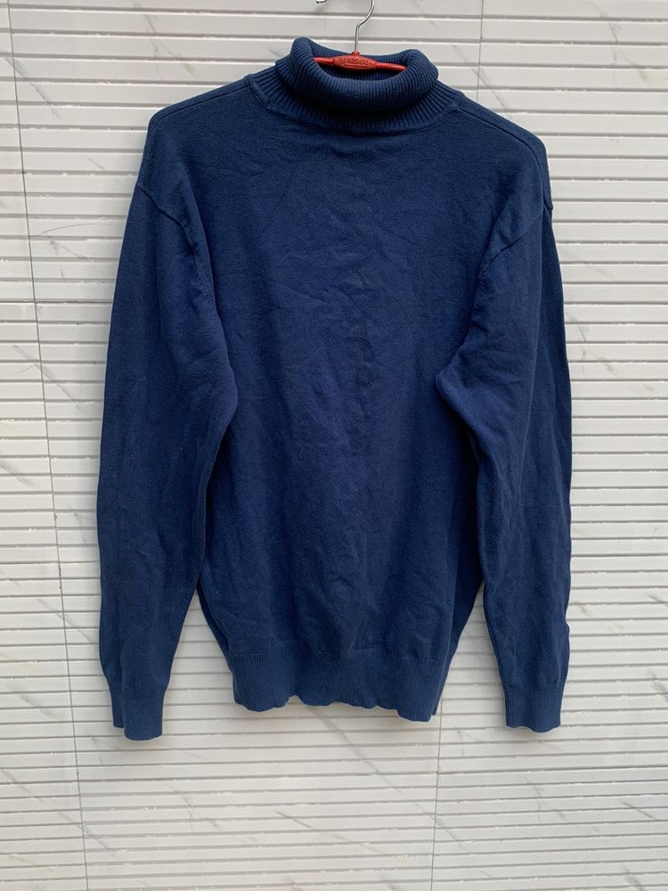 High Neck  | Navy Blue