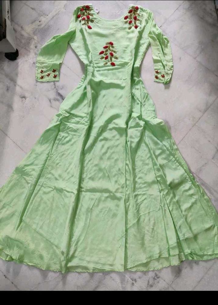 Embroidery Gown