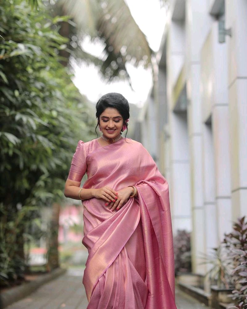 💞 Banarasi Soft Silk Saree .* 💞