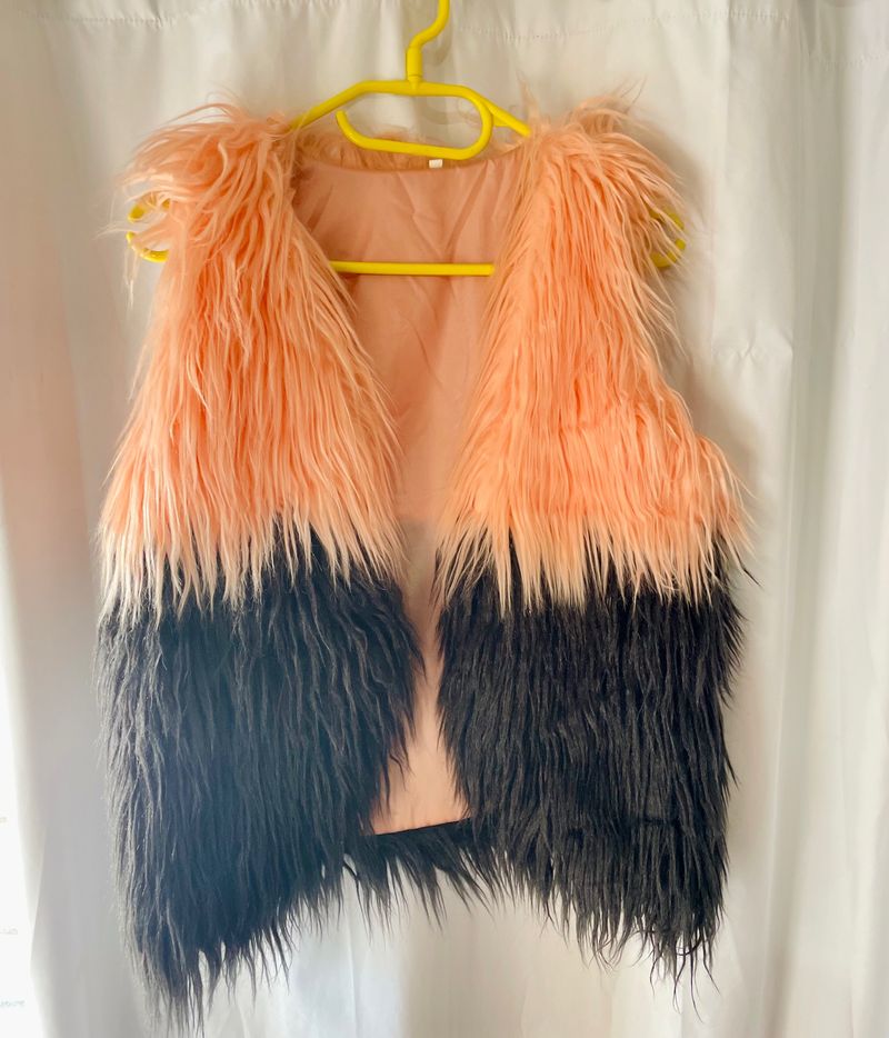 Fuzzy Faux Fur Vest