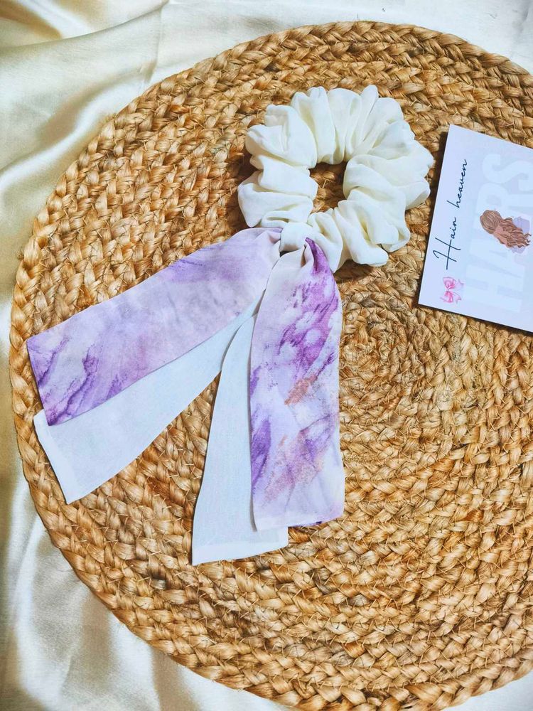 Duo Long Tail Scrunchie