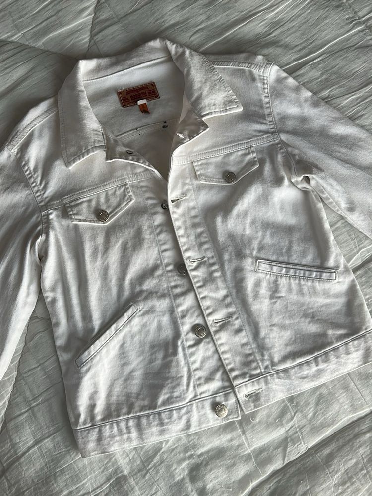 White Denim Jacket