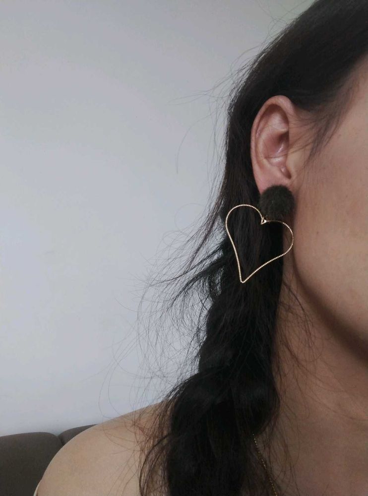 Heart Statement Earrings