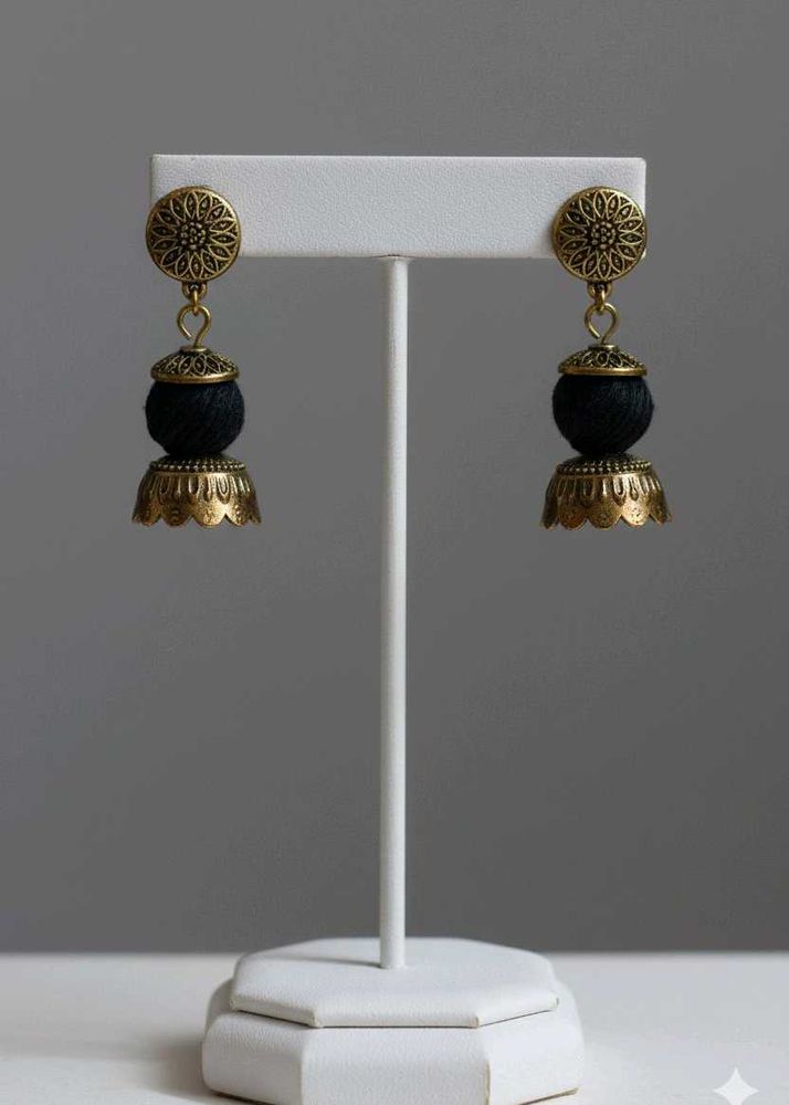 Jhumka Style Drop Earrings