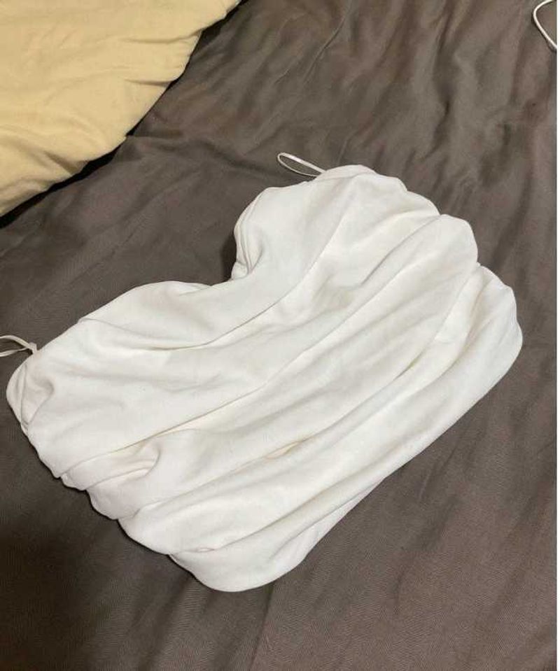 White Ruffled Sleeveless Top