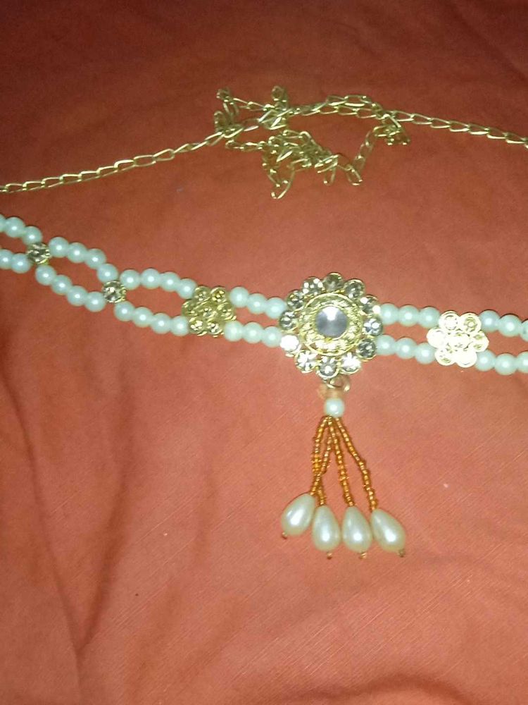 Pearl Embellished Belt