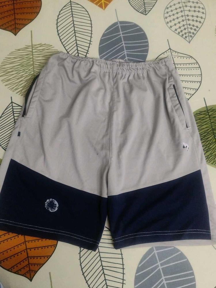 Two-Tone Casual Shorts