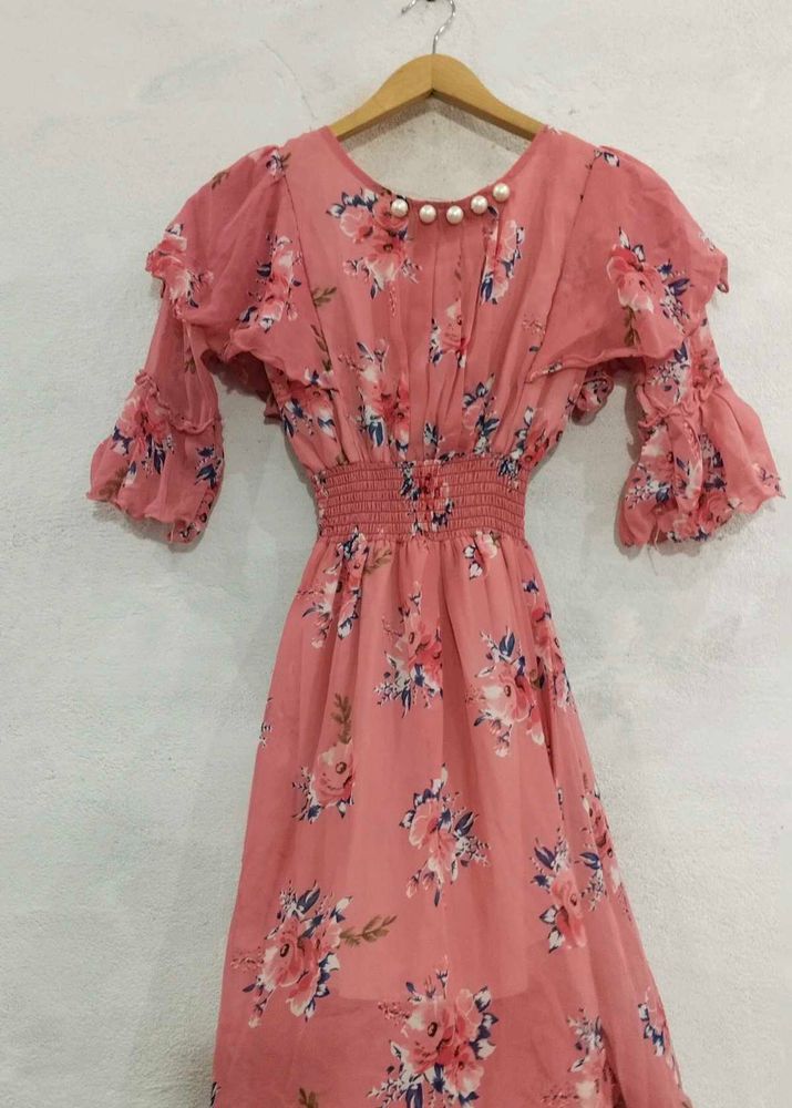 Floral Pink Dress