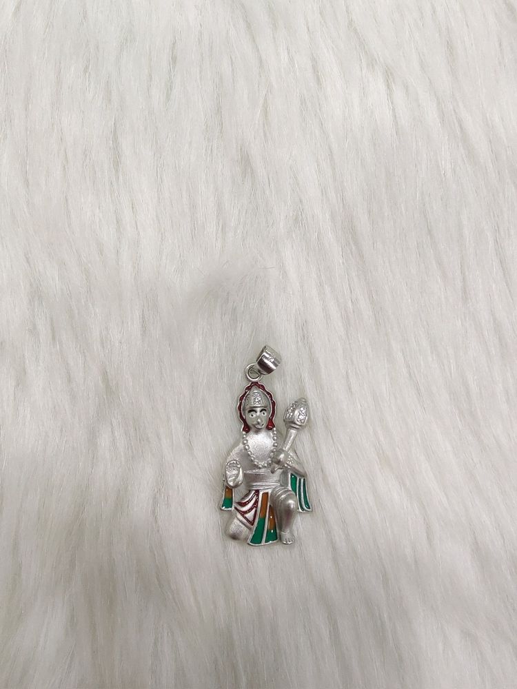 92.5 Sterling Silver Hanuman Ji Pendant