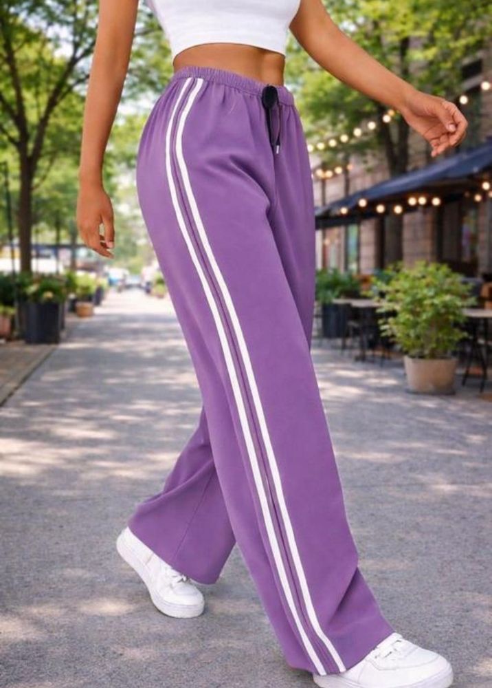 Lavender Track Pants