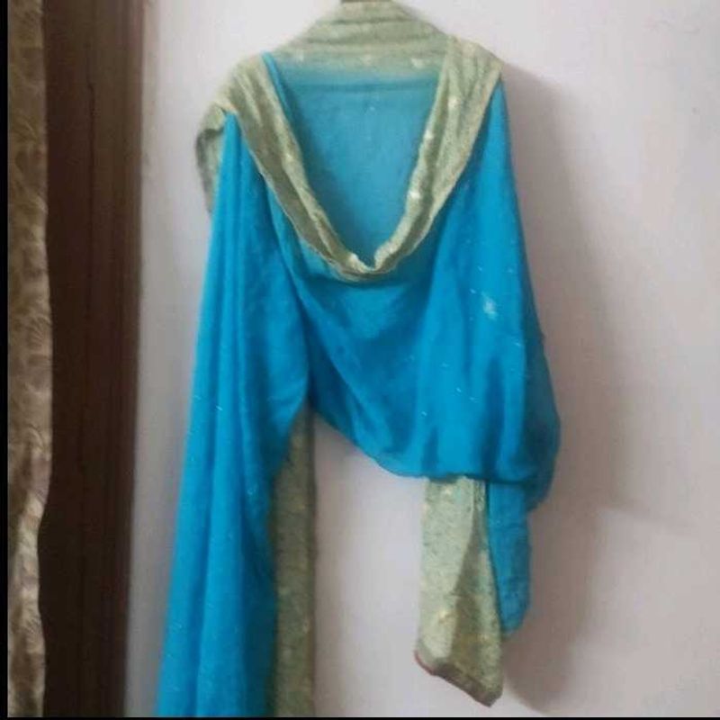 Ethnic Pure Georgette Embroidered Duppata