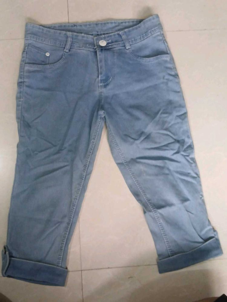 Denim Capree Jeans