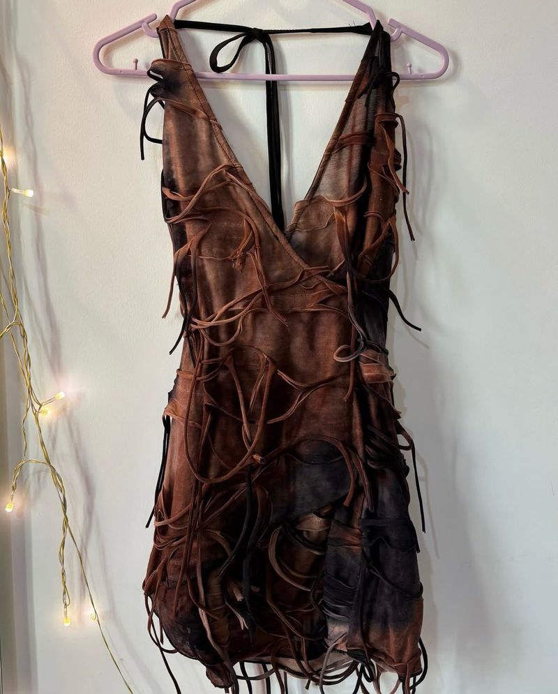 Unique Brown Dress