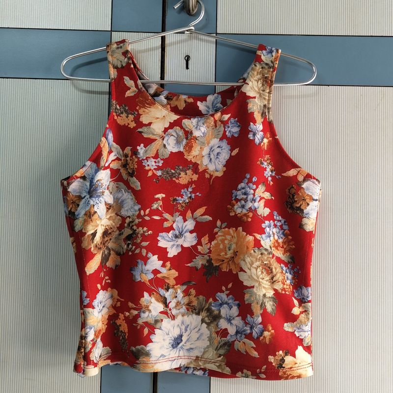 Floral Print Tank Top