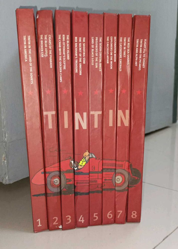 Tintin Comic Book Set