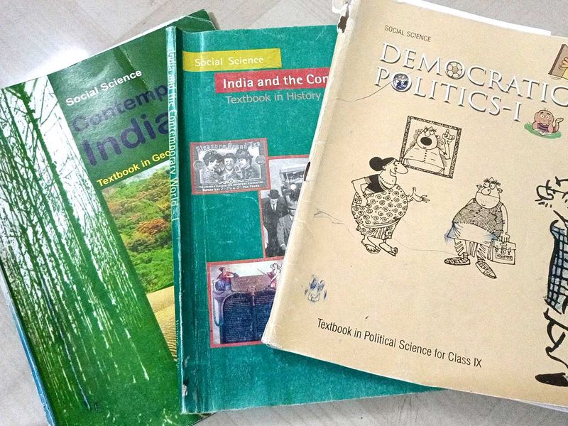 COMBO SOCIAL SCIENCE NCERT BOOKS For Class 9th