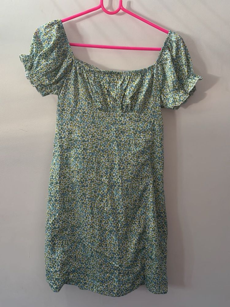 Chic Floral Mini Dress