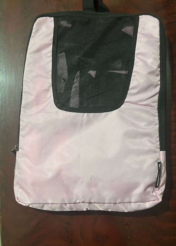 Pink &amp; Black Compressed Packing Cubes