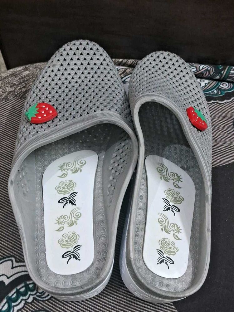 Cute Strawberry Accent Clogs